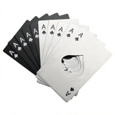 Creative Design Poker Card Set Stainless Steel Bottle Openers