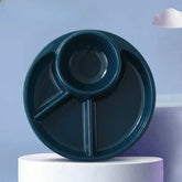 Food Meal Portion Control Plate 14:173#Blue