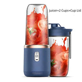 Portable USB Powered Electric Food Juicer 14:175#2cups-Blue