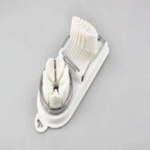 Stainless Steel Boiled Egg Slicer 14:175#1PC- White