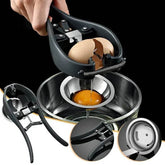 Stainless Steel Scissor Eggshell Opener 14:193#Egg opener 2-in-1