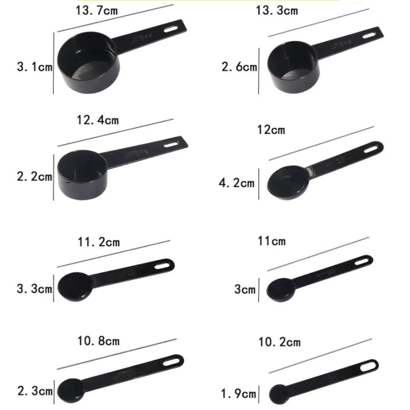10pcs Complete Set Meal Preparation Measuring Cups