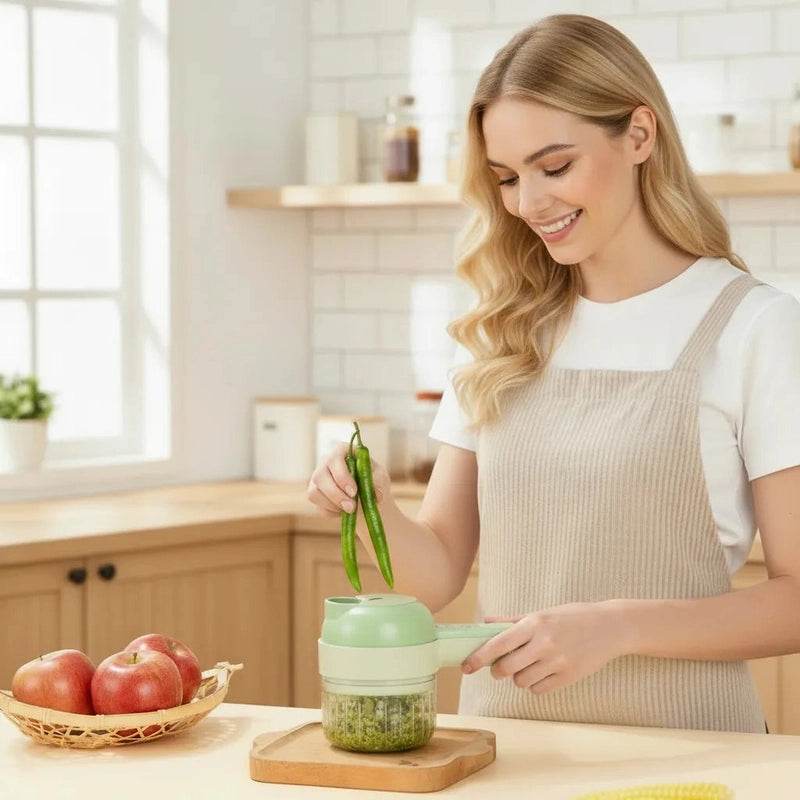 4 In 1 Electric Vegetable Cutter