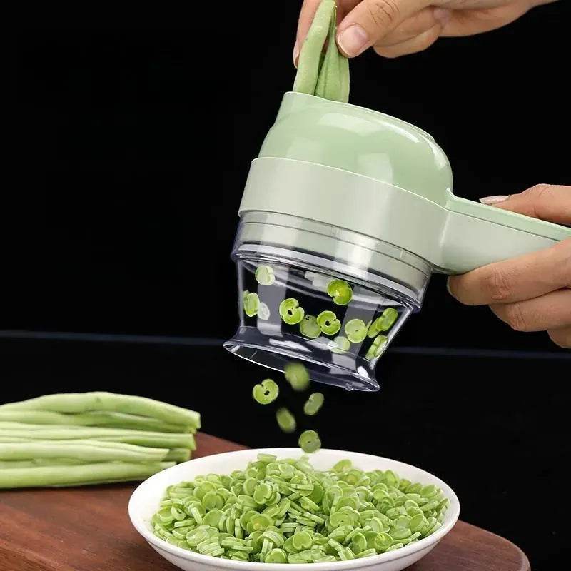 4 In 1 Electric Vegetable Cutter 14:200006151#1 Set