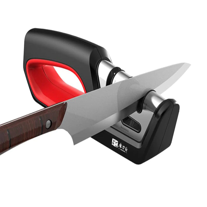 4 In 1 Stainless Steel Kitchen Scissor & Knife Sharpener