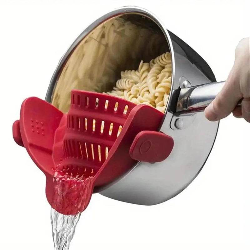 Adjustable Clip Cooking Pot Strainer 14:10