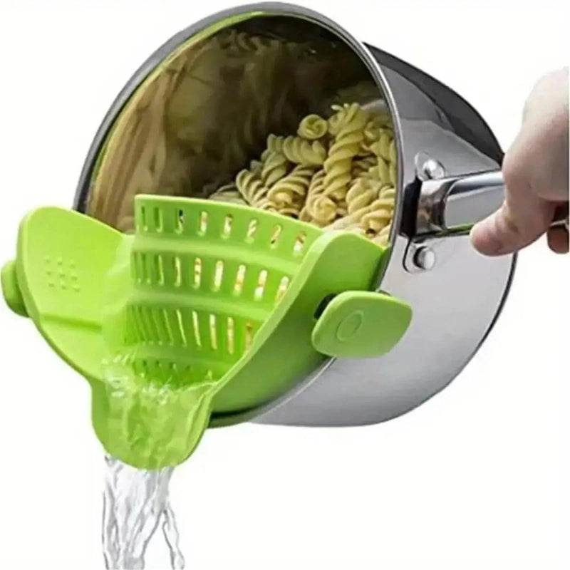 Adjustable Clip Cooking Pot Strainer 14:175