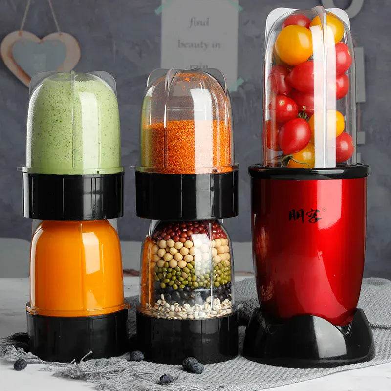 Blender Kitchen Chopper Portable 14:496#Red 2 Cups