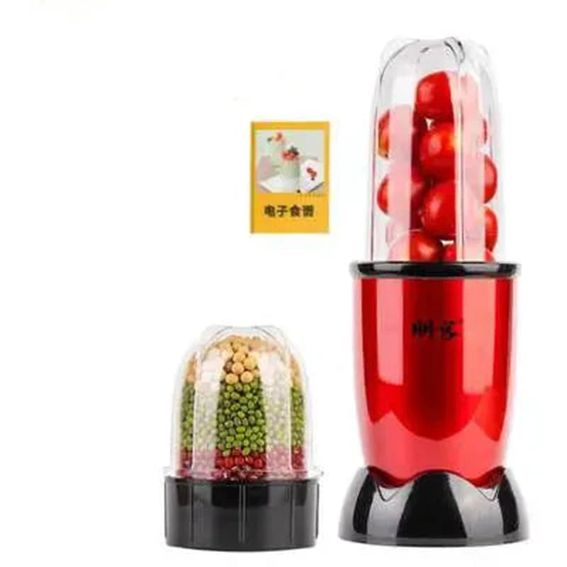 Blender Kitchen Chopper Portable 14:496#Red 2 Cups