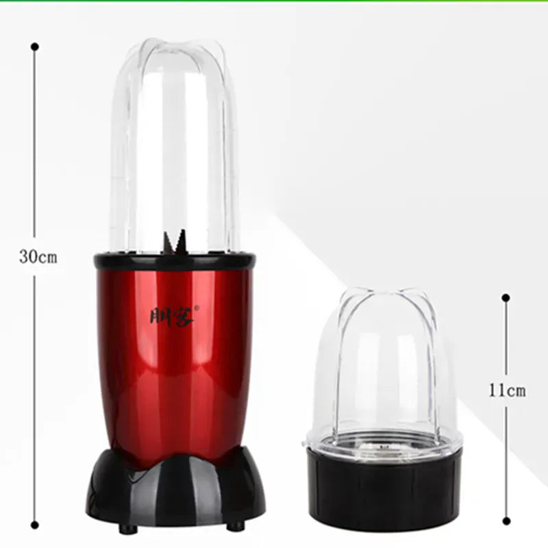 Blender Kitchen Chopper Portable 14:496#Red 2 Cups