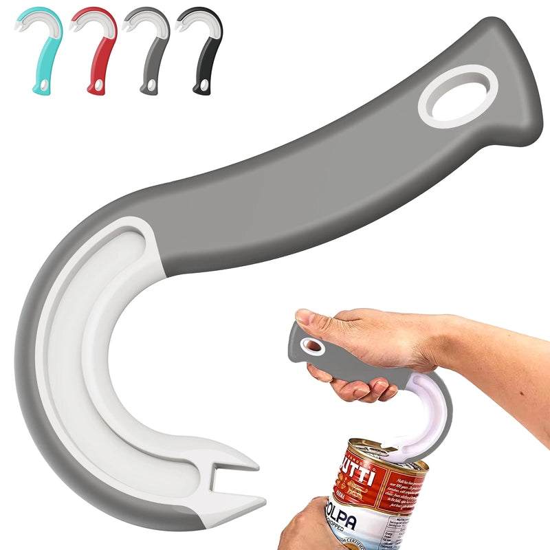Comfortable Hand Grip Hook Shaped Can Opener