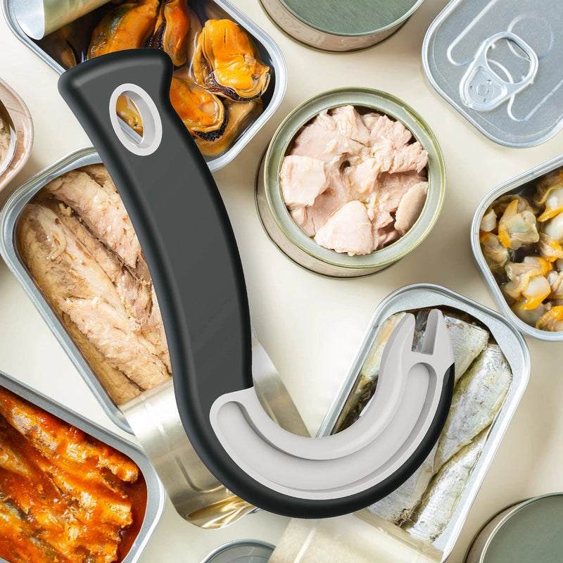 Comfortable Hand Grip Hook Shaped Can Opener
