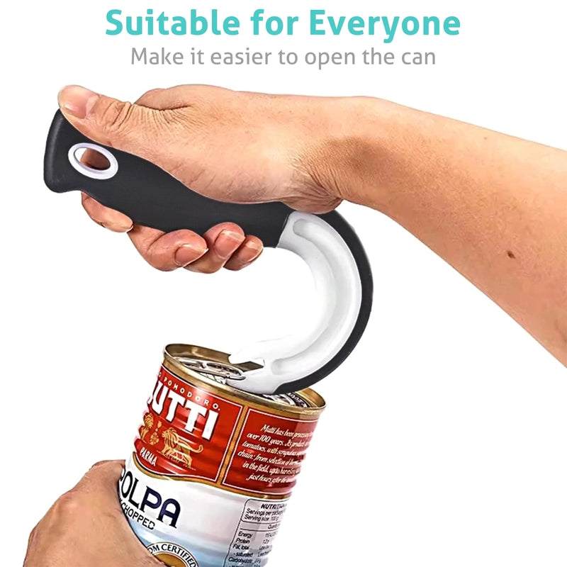 Comfortable Hand Grip Hook Shaped Can Opener