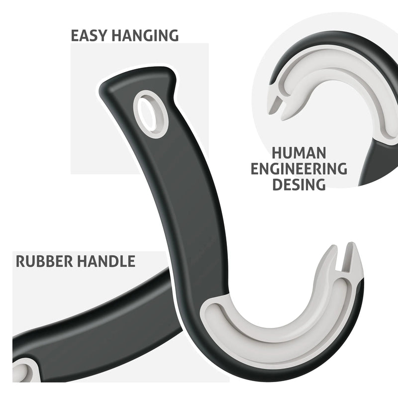 Comfortable Hand Grip Hook Shaped Can Opener