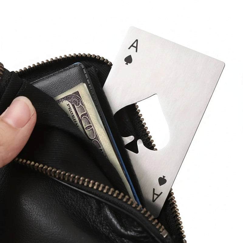 Creative Design Poker Card Set Stainless Steel Bottle Openers