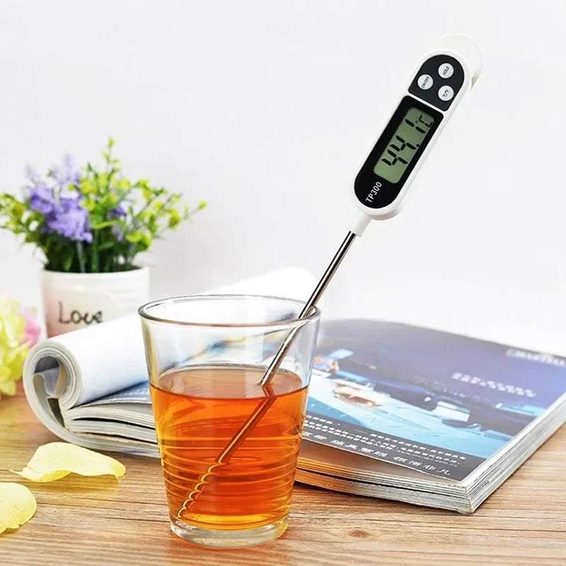 Digital LCD Temperature Display Kitchen Thermometer
