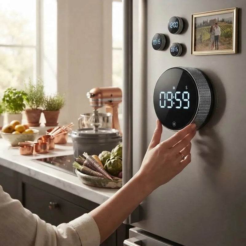 Digital Magnetic Kitchen Count Down Cooking Timer