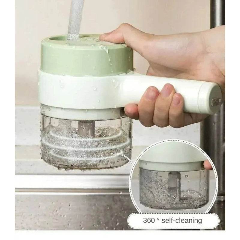 Electric 4 In 1  Vegetable Chopper 14:200006151#1set