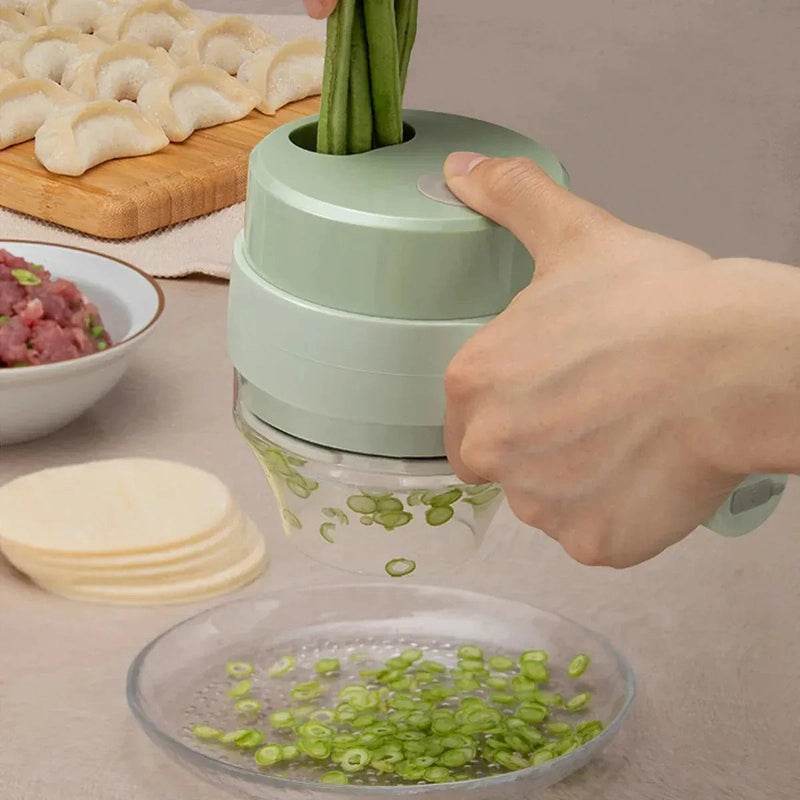 Electric 4 In 1  Vegetable Chopper 14:200006151#1set