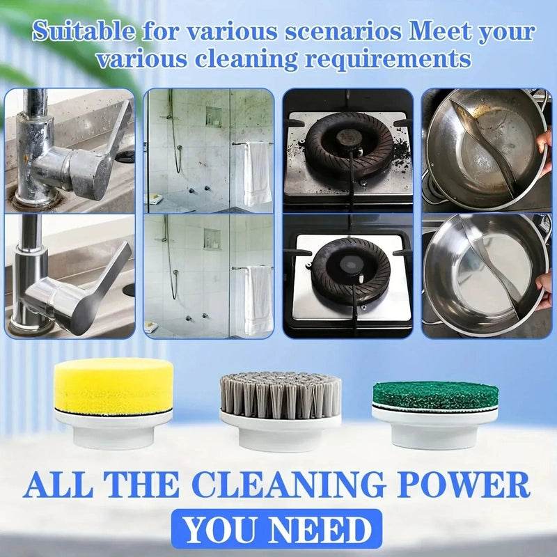 Electric Handheld Dish Cleaning Brush