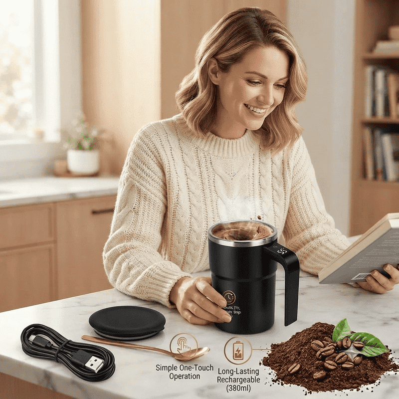 Electric Self Stirring Smart Coffee Mug
