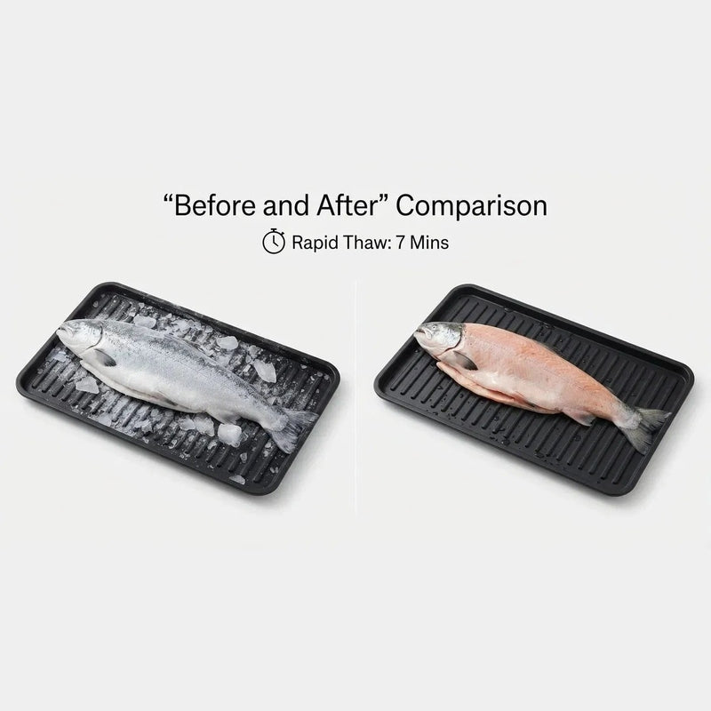 Fast Meat Defrosting Aluminium Alloy Thaw Tray