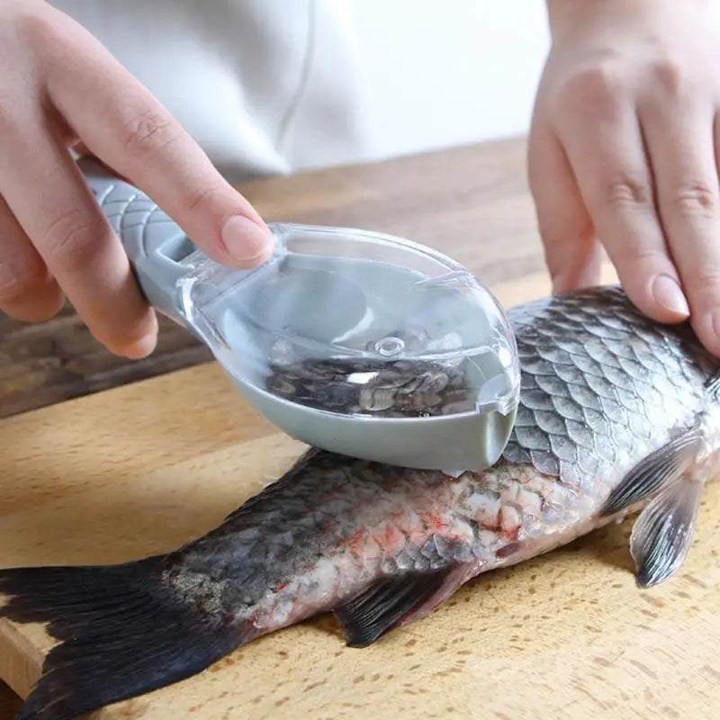Fish Cleaning Scraper Scales Collection Box