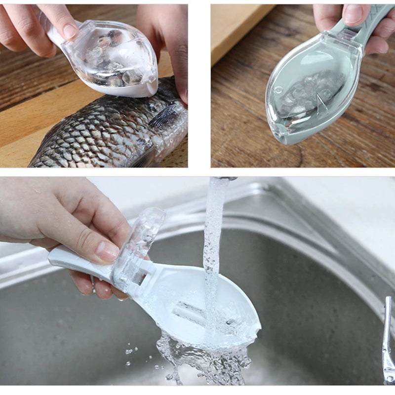 Fish Cleaning Scraper Scales Collection Box