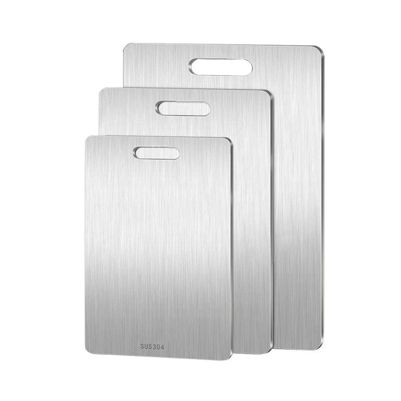 Food Meal Prep Stainless Steel Double Sided Chopping Board