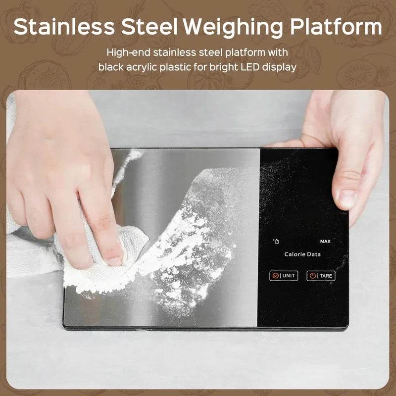 Food Weighing Scale With Nutritional Calculator 14:29#Stainless Steel;200007763:201336100
