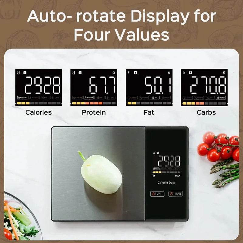 Food Weighing Scale With Nutritional Calculator 14:29#Stainless Steel;200007763:201336100