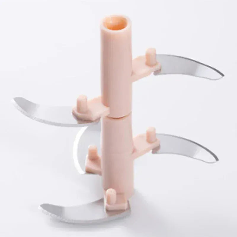 Garlic Chopper Manual Rotate Vegetable Cutter