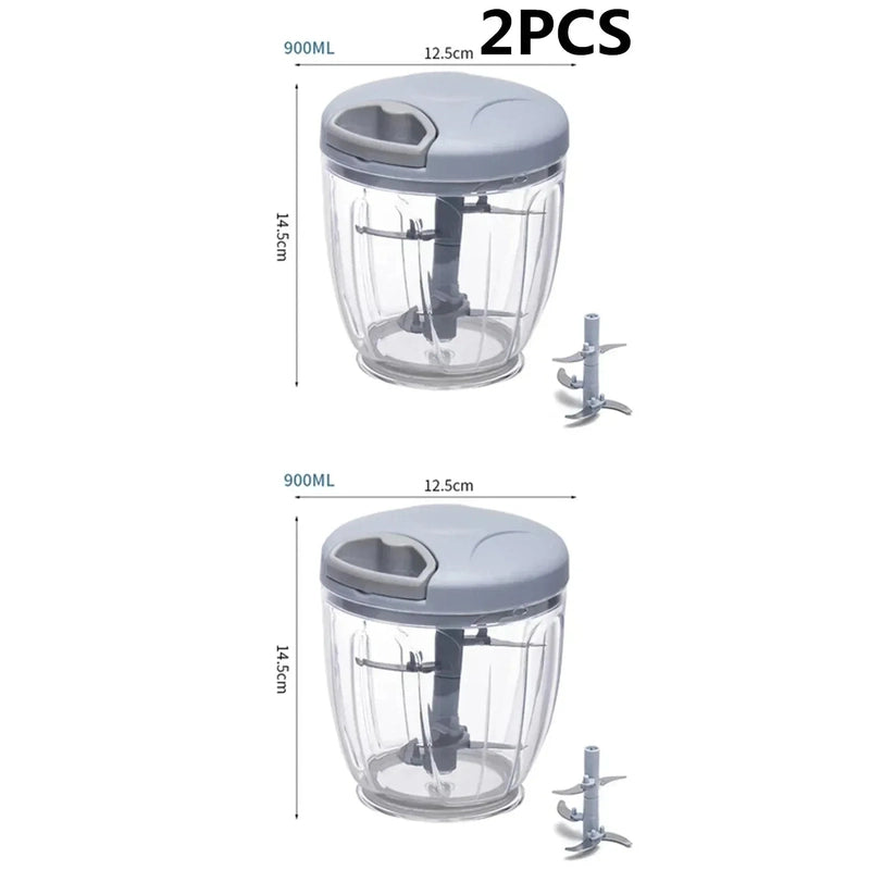 Garlic Chopper Manual Rotate Vegetable Cutter 14:200004889#2P L