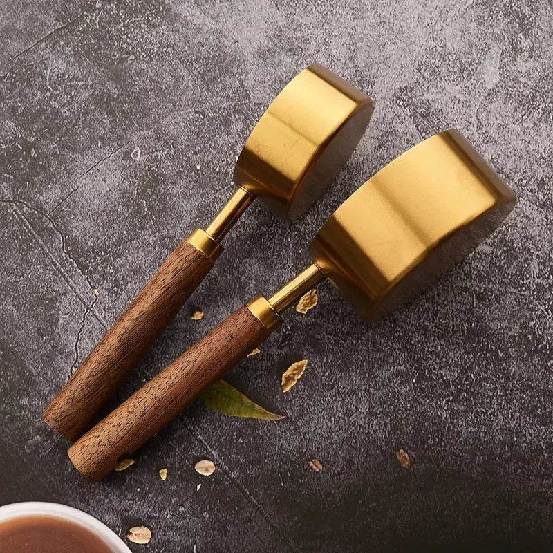 Golden Stainless Steel Measuring Cups