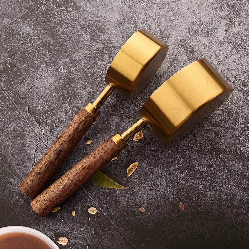 Golden Stainless Steel Measuring Cups