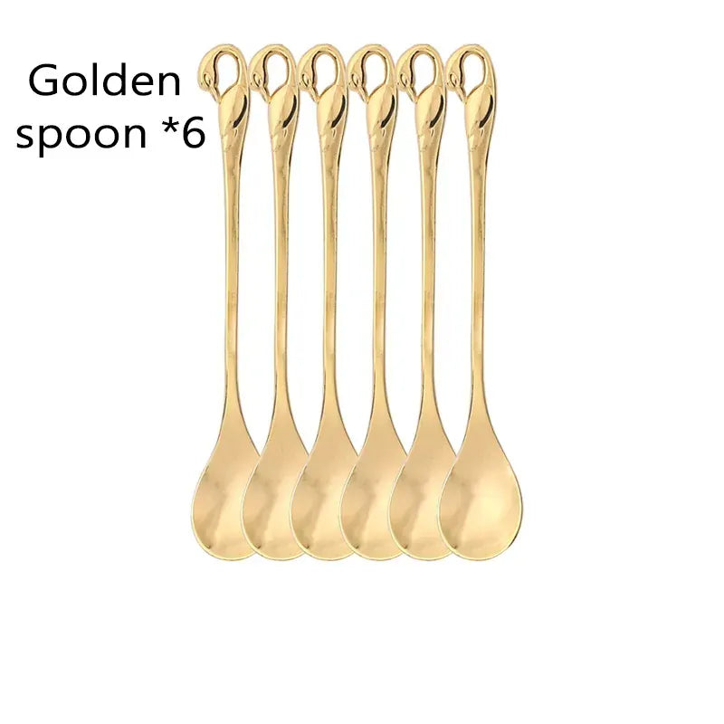 Golden Swan Base Utensil Holder