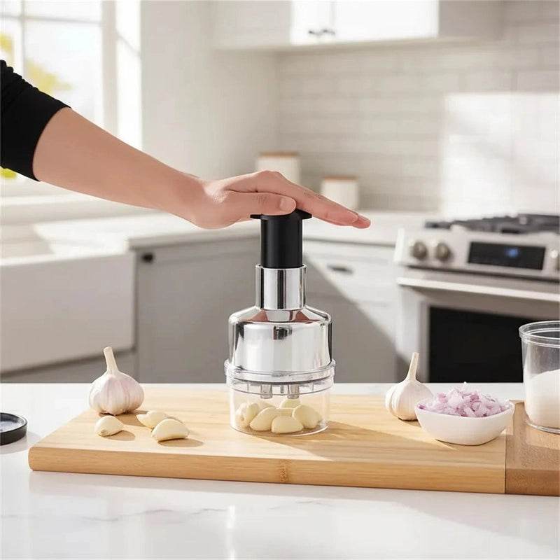 Hand Press Garlic Vegetable Chopper 14:1254#1pc