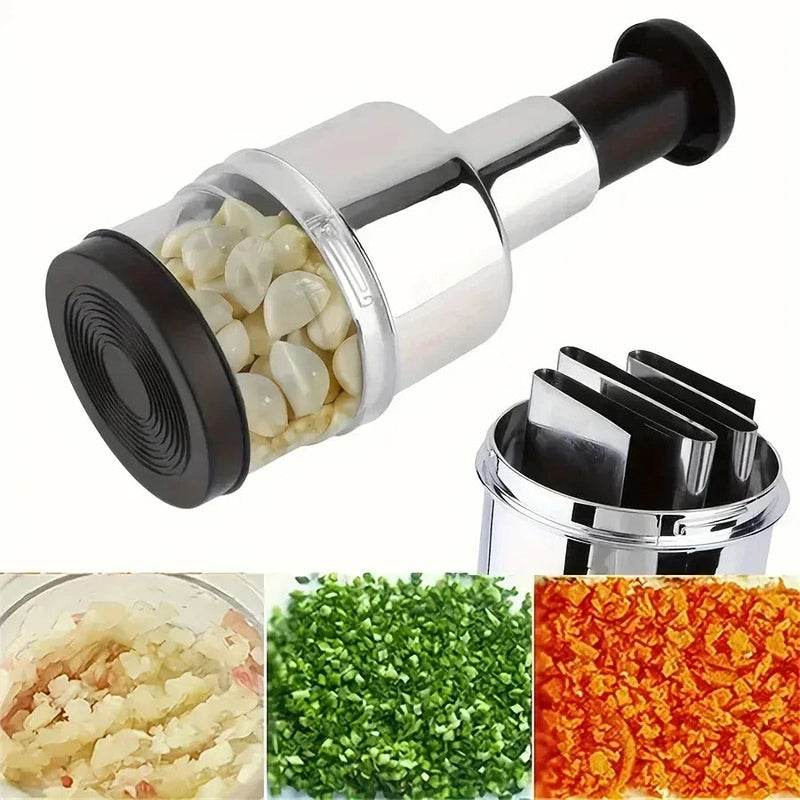 Hand Press Garlic Vegetable Chopper 14:1254#1pc