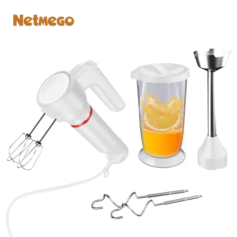 Manual Hand Blender 800 Peak Watt 14:366#White