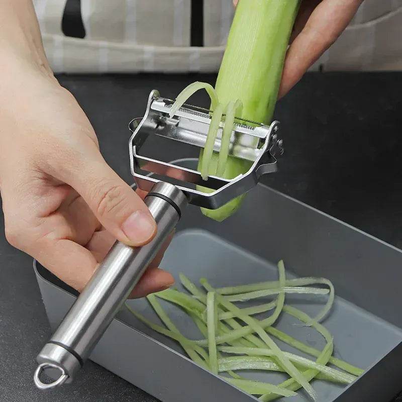 Multi-Function Stainless Steel Food Peeler 14:200006151#Update 4in1