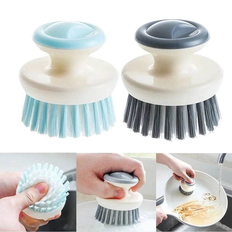Multi-Functional Dish Washer Scrubber With Soap Dispenser