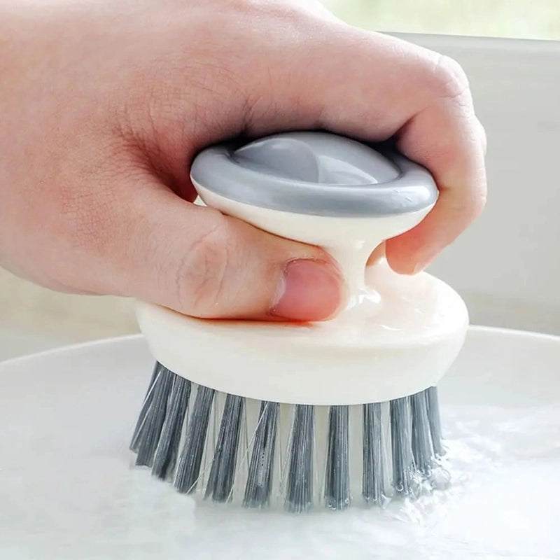 Multi-Functional Dish Washer Scrubber With Soap Dispenser