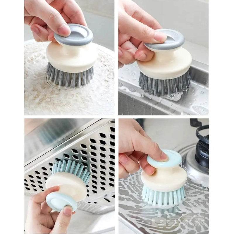 Multi-Functional Dish Washer Scrubber With Soap Dispenser