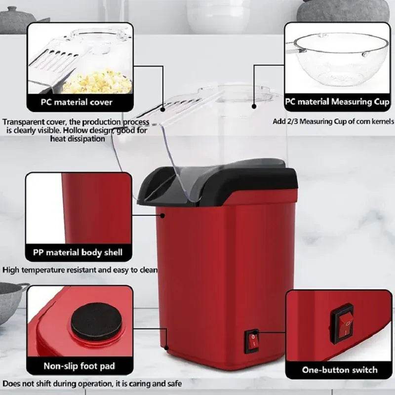 Portable Mini Electric Popcorn Maker