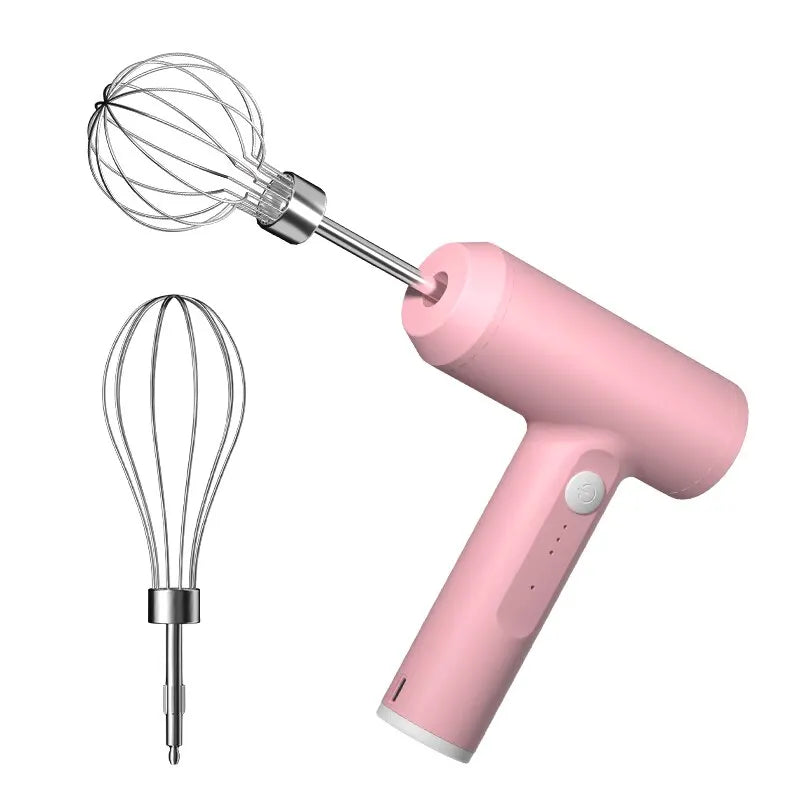 Portable Wireless Electric Food Mixer 14:1052#Pink