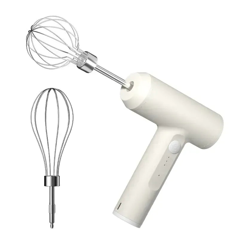 Portable Wireless Electric Food Mixer 14:29#White