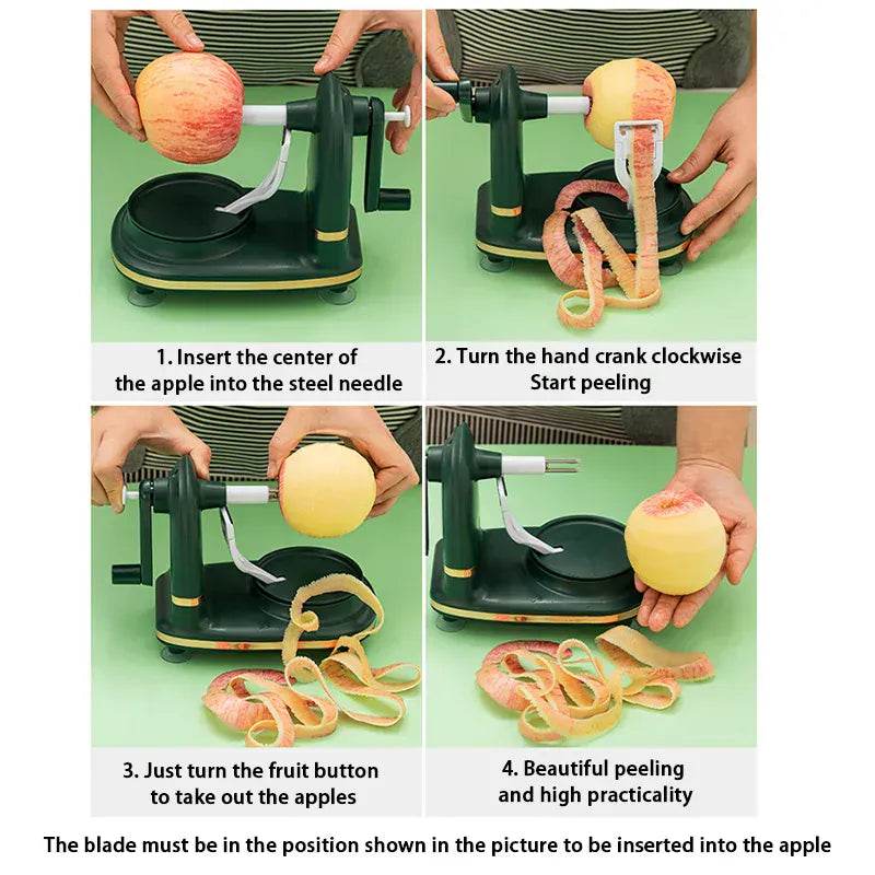 Rotational Manual Apple Fruit Peeler