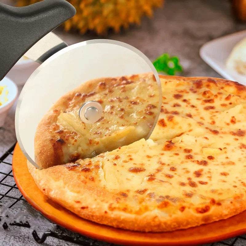 Sharp Stainless Steel Pizza Roller Pastry Wheel Cutter