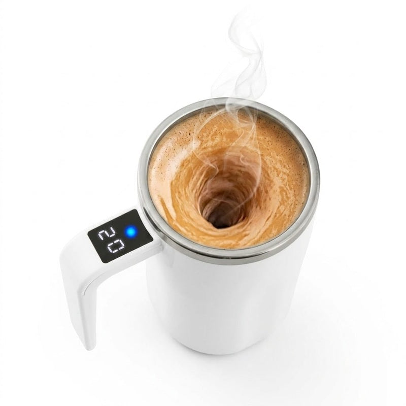 Smart Electric Self Stirling Coffee Mug 14:175#White;26:200007969#380ML