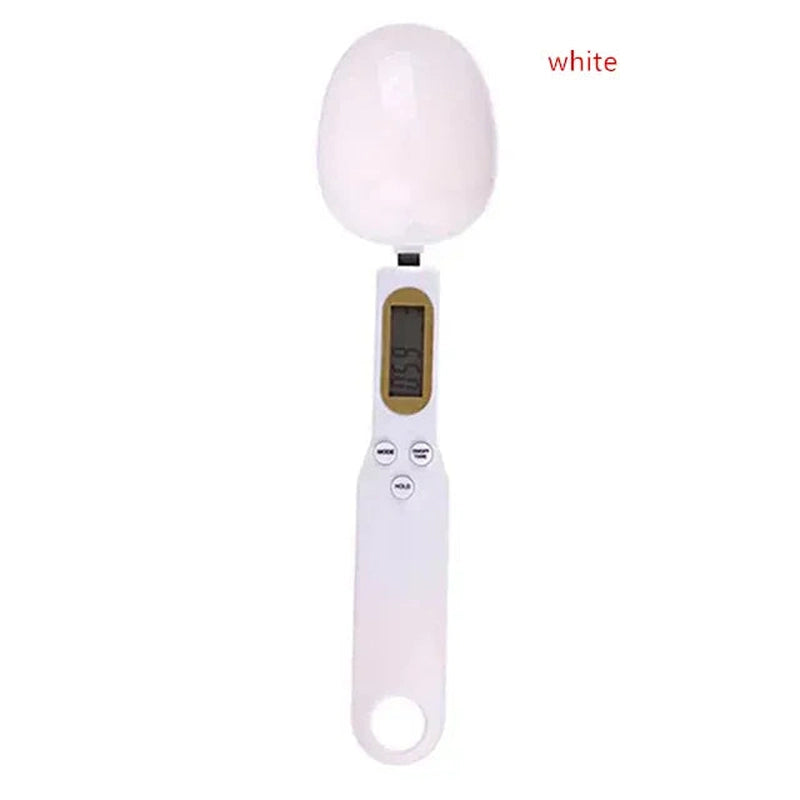 Smart Electronic Digital Weighing Spoon 14:10#white